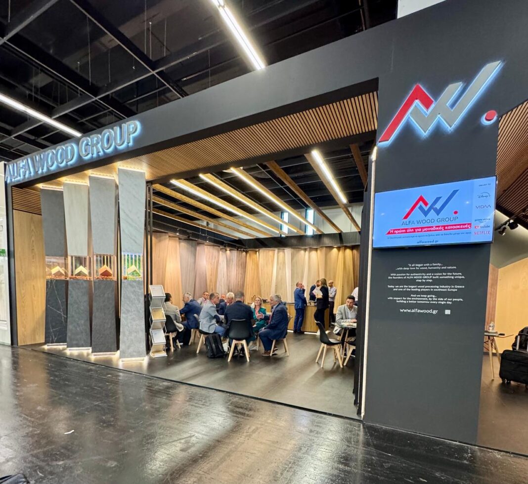 Το περίπτερο της εταιρείας Alfa Wood στην Interzum 2025